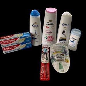 Dove Body Wash Shampoo Conditioner Deodorant Women’s Personal Care Bundle